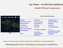 Tablet Screenshot of jayfisher.com